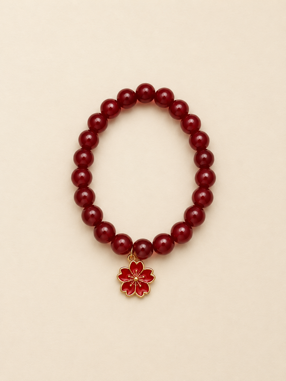 Ruby Blossom Bracelet
